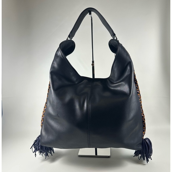 Rebecca Minkoff Handbags - Rebecca Minkoff Chase Large Hobo Black Leather Women's Shoulder Bag Fringe